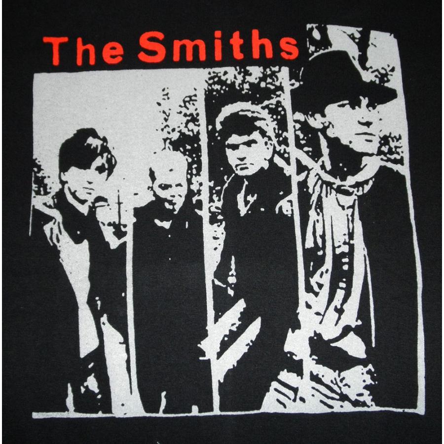 【土日も発送】 Tシャツ THE SMITHS ザ・スミス 赤ロゴ ピール・セッション ブラック ロック バンド 黒 メンズ レディース 半袖｜alternativeclothing｜02