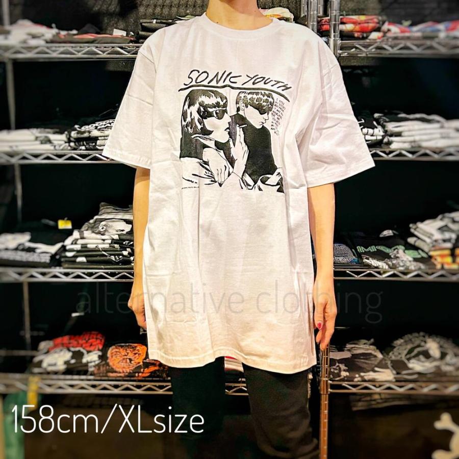 6/26入荷】ソニックユース GOO 半袖Tシャツ SONIC YOUTH 白 メンズ