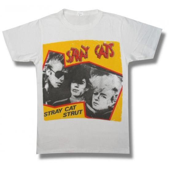 土日も発送】 Tシャツ STRAY CATS ストレイ・キャッツ CAT STRUT
