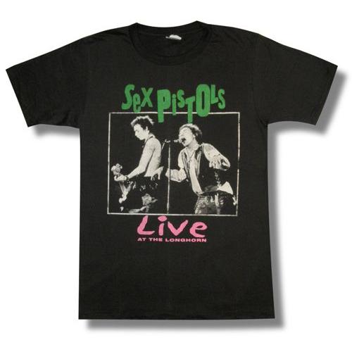 【土日も発送】 Tシャツ SEX PISTOLS セックスピストルズ LIVE AT THE LONGHORN ロック バンド｜alternativeclothing