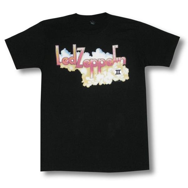 【土日も発送】 Tシャツ LED ZEPPELIN レッド・ツェッペリン 2nd 黒 メンズ ロック バンド｜alternativeclothing