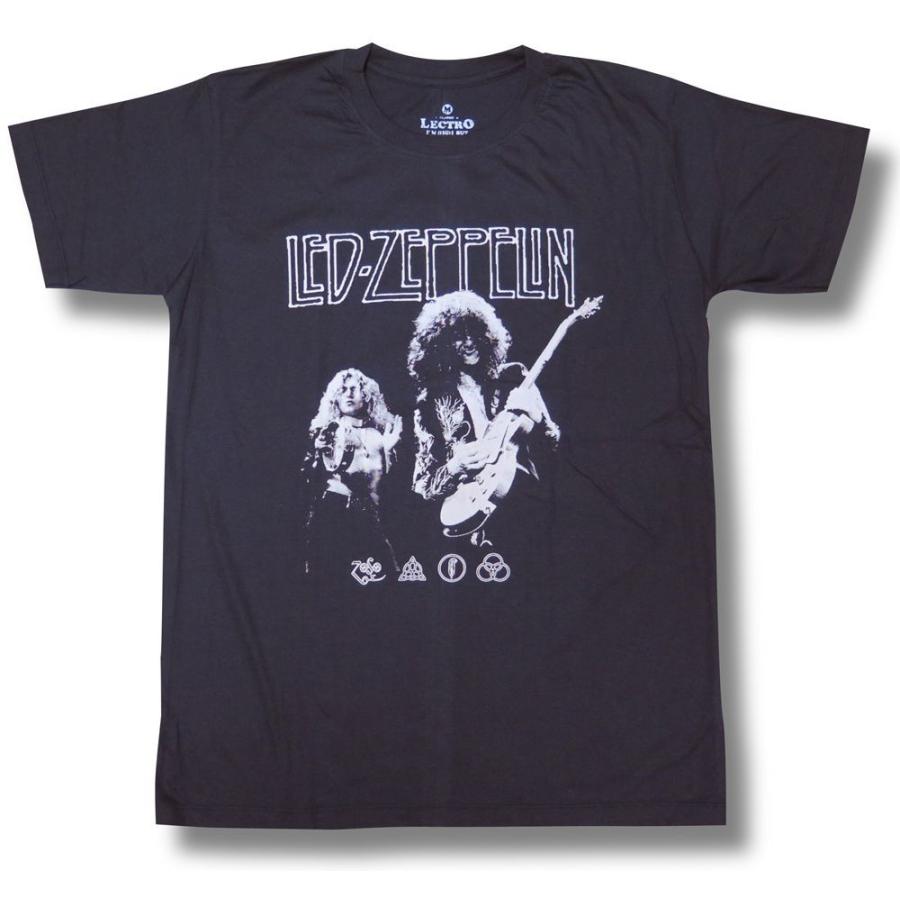 Tシャツ ジミー・ペイジ ロバート・プラント LED ZEPPELIN レッド