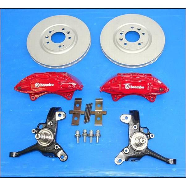 RX7 ( FD3S ) 用 フロント ランエボ ブレンボ brembo キャリパー 流用 取り付け フルキット RX7008カー