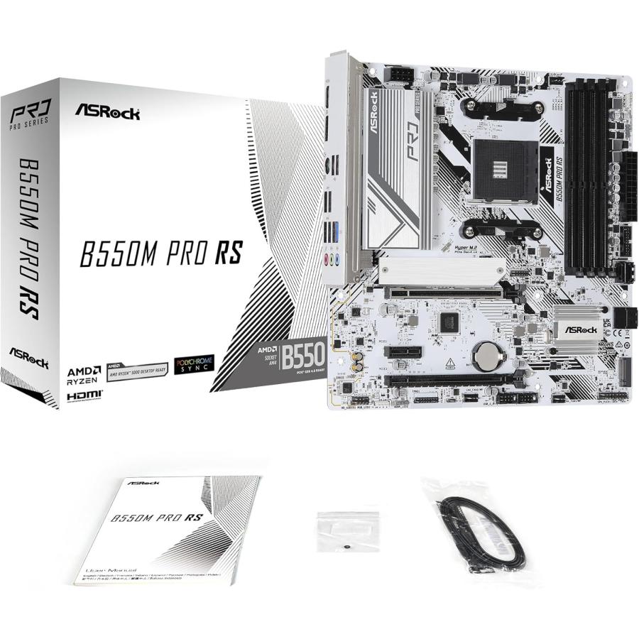 ASRock（アスロック） マザーボード B550M Pro RS AMD Ryzen 5000