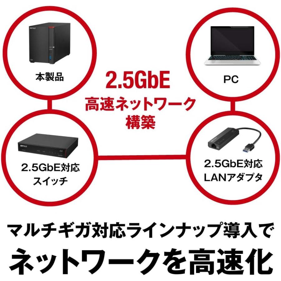 BUFFALO（バッファロー） NAS リンクステーション LS720D 4TB