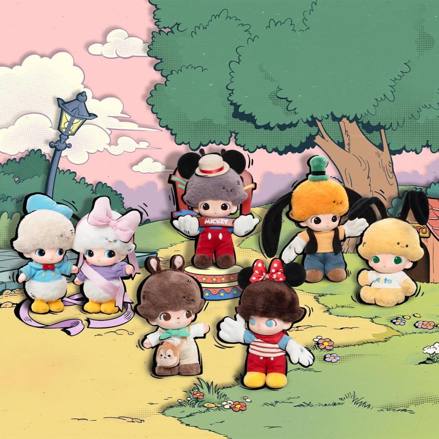 POP MART DIMOO WORLD × DISNEY シリーズ ぬいぐるみ キー