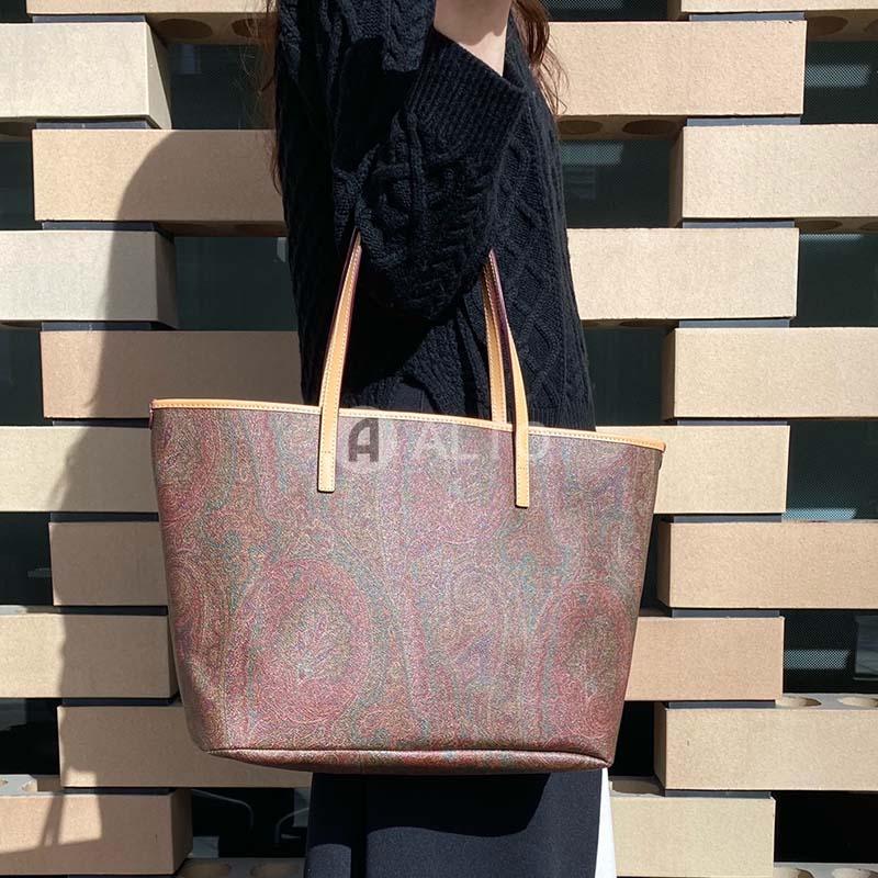 エトロ ETRO トートバッグ ハンドバッグ タッセル付き ペイズリー柄