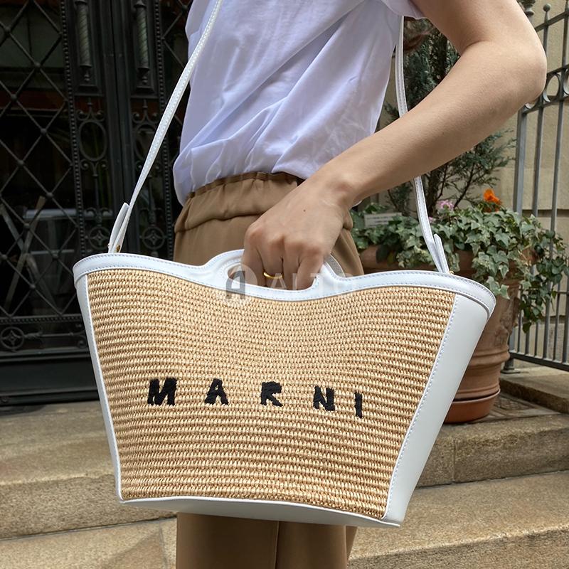 3/15入荷】2023SS新作 MARNI マルニ ラフィア かごバッグ ショルダーバッグ スモールバッグ ホワイト BMMP0068Q0P3860 レディース :bmmp0068q0p3860w:ALTO !店 通販 MARNI トートバッグ スモール バスケット かごバッグ ホワイト 新品