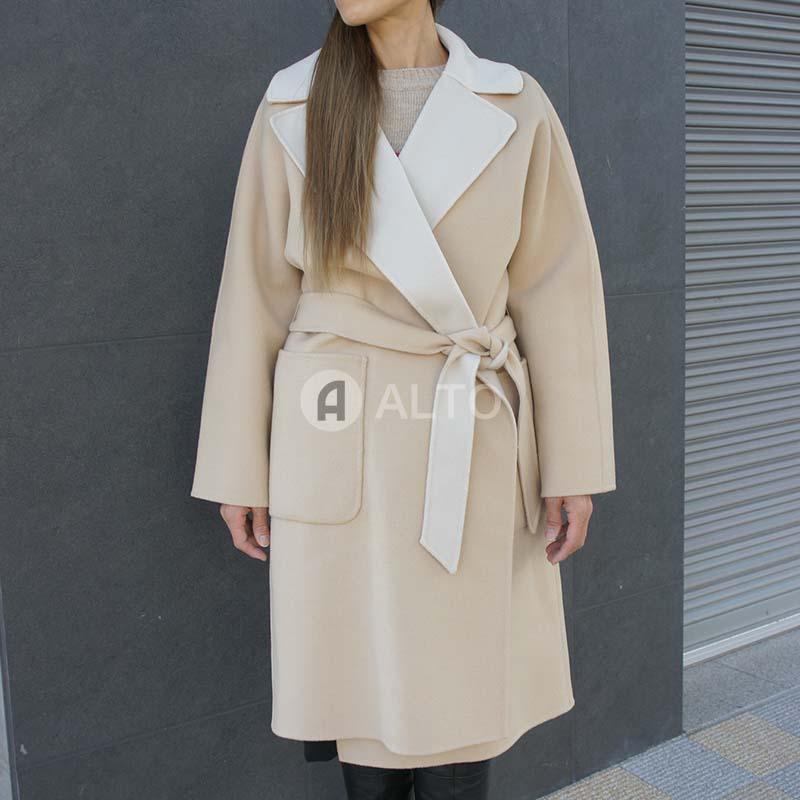 Weekend Max Mara RAIL ウールリバーシブルコート ベージュ | jarussi