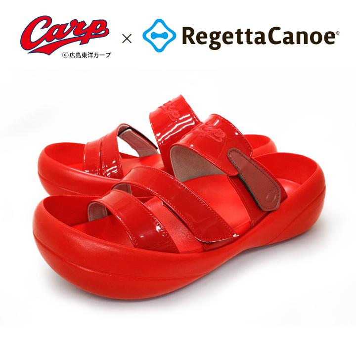 広島カープ リゲッタカヌー 12球団 コラボ bf5137hc メンズ ビッグフット サンダル 赤ヘル レッド プロ野球 おしゃれ 履きやすい 歩きやすい ベルクロ 激安商品