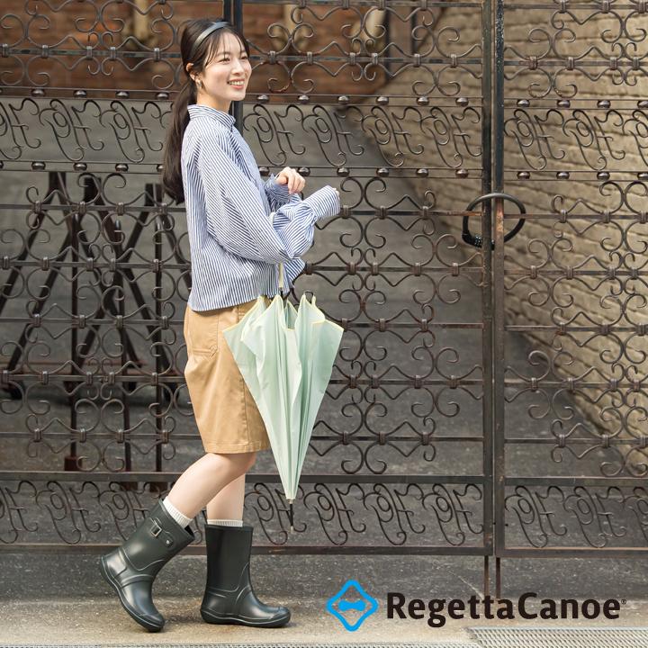 【新品未使用】インゲボルグ 黒 カメリアリボン付き レインブーツ/2024年 秋 新品未使用】インゲボルグ 黒 カメリアリボン付き レインブーツ