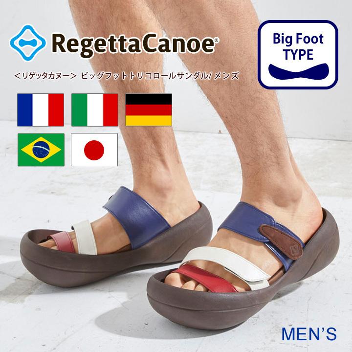 リゲッタカヌー Regettacanoe Cjbf 5138 ビッグフット トリコロールサンダル メンズ 履きやすい Cjbf 5138 リゲッタ公式ショップ 通販 Yahoo ショッピング