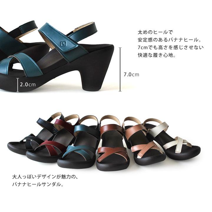 Regetta Canoe（リゲッタカヌー） PT10倍開催中15日23時59分まで CJBN-5710a バナナヒール クロスベルト : リ ...