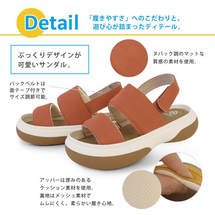 Regetta Canoe（リゲッタカヌー） CJFT-007 厚底 サンダル パフィー