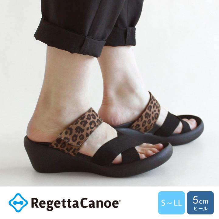 Regetta Canoe PT10倍開催中 リゲッタカヌー CJLW-5535 ウェッジヒール