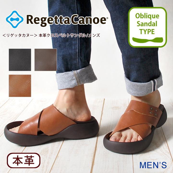 リゲッタカヌー Regettacanoe Cjos 8505 メンズ サンダル 本革 クロスデザイン お洒落 アンティーク レザー 歩きやすい Cjos 8505 リゲッタ公式ショップ 通販 Yahoo ショッピング