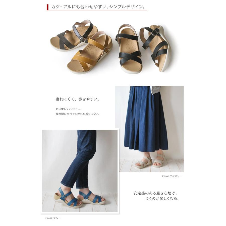 Re:getA（リゲッタ） Re:getA ECR-003 サンダル レディース 厚底 疲れ