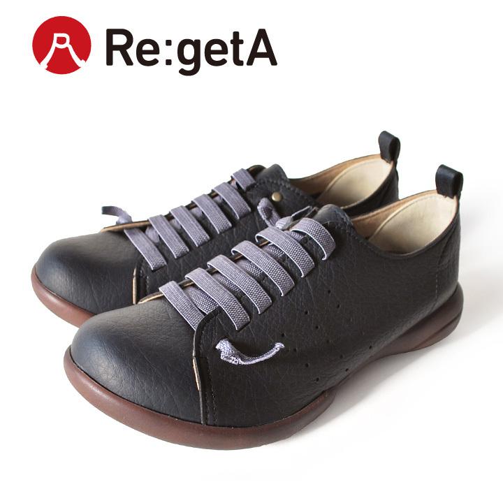 Re:getA リゲッタ Re:getA R-074 ゴム紐 ドライビングシューズ