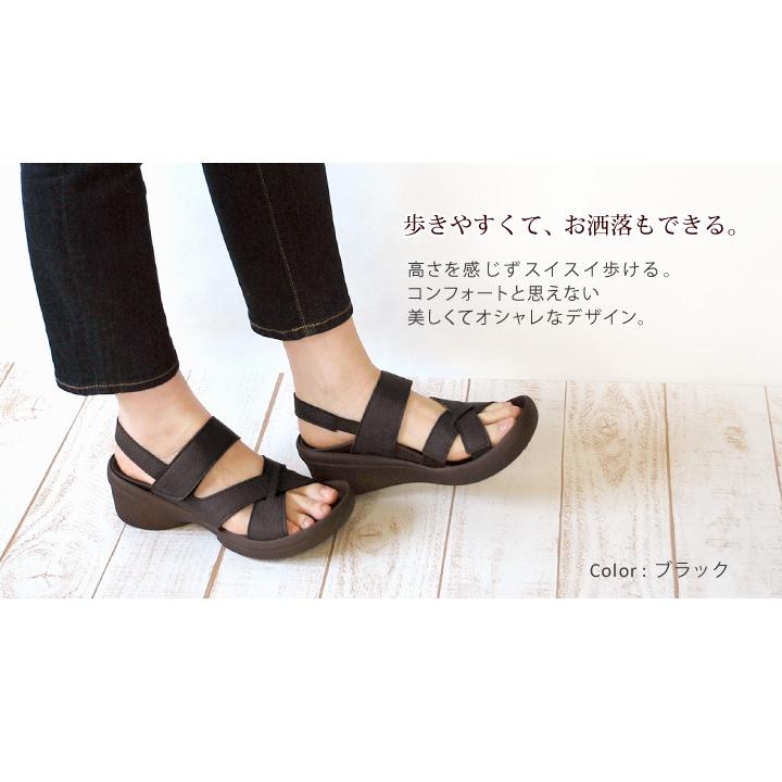 リゲッタ Re Geta R 26 クロスベルトウェッジサンダル グミサンダル レディース 履きやすい 歩きやすい バックストラップ R 26 リゲッタ公式ショップ 通販 Yahoo ショッピング