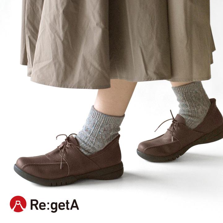 Re:getA（リゲッタ） スットオン R-332 ハンズフリー レースアップ