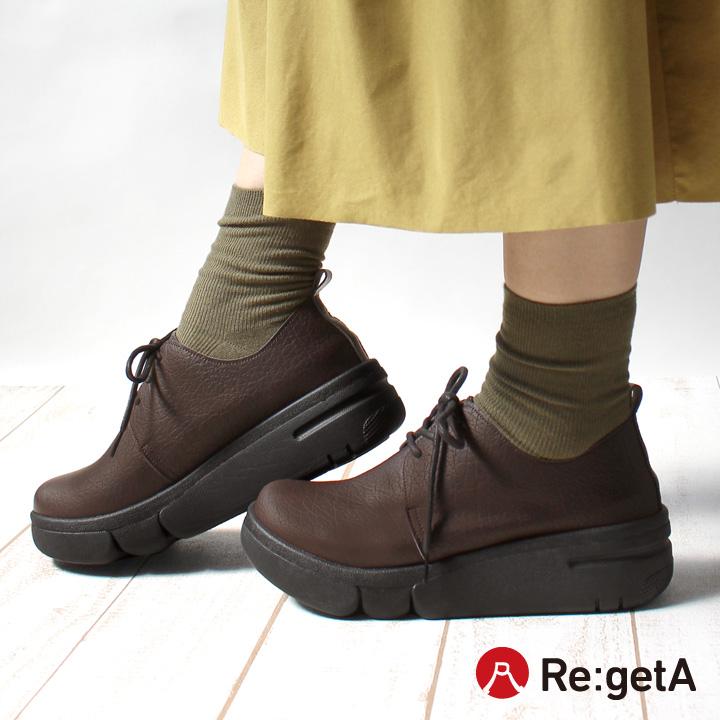 Re:getA（リゲッタ） PT10倍開催中 Re:getA RE-165 厚底 軽量 紐靴