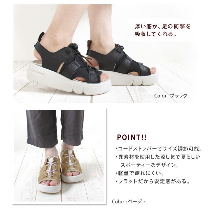 Re:getA（リゲッタ） Re:getA RE-253 軽量 厚底 異素材 スポーティー