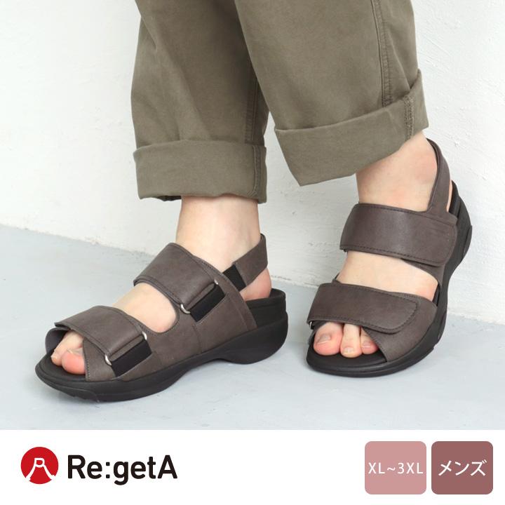 Re:getA（リゲッタ） Re:getA RE-3006 メンズ 軽量 厚底 バックベルト