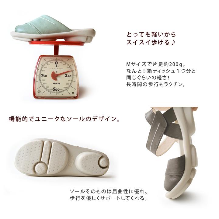 Re:getA ツヴォル-2ball-TB-202 ステッチ サンダル つっかけ