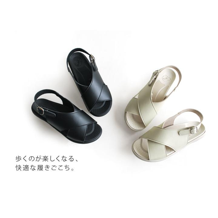 Re:getA ツヴォル 2ball TB-203 クロスベルト サンダル バック