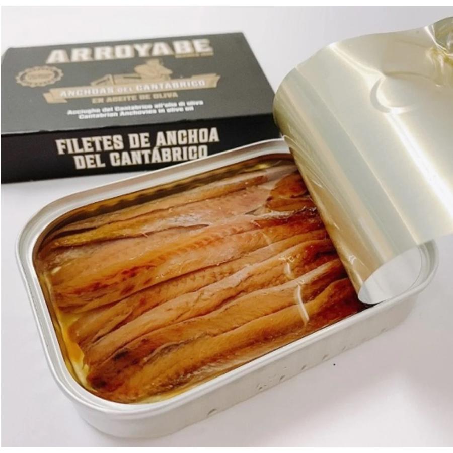スペイン・バスクのカンタブリア海産アンチョビ 78g オリーブオイル
