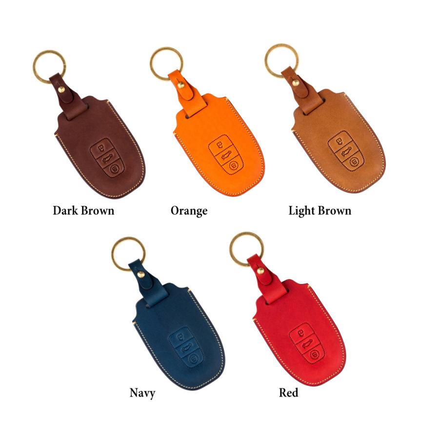 (ギフト可) アウディ Audi キーケース キーカバー BUTTEROレザー ヌメ革 Audi01 | Audi | 06