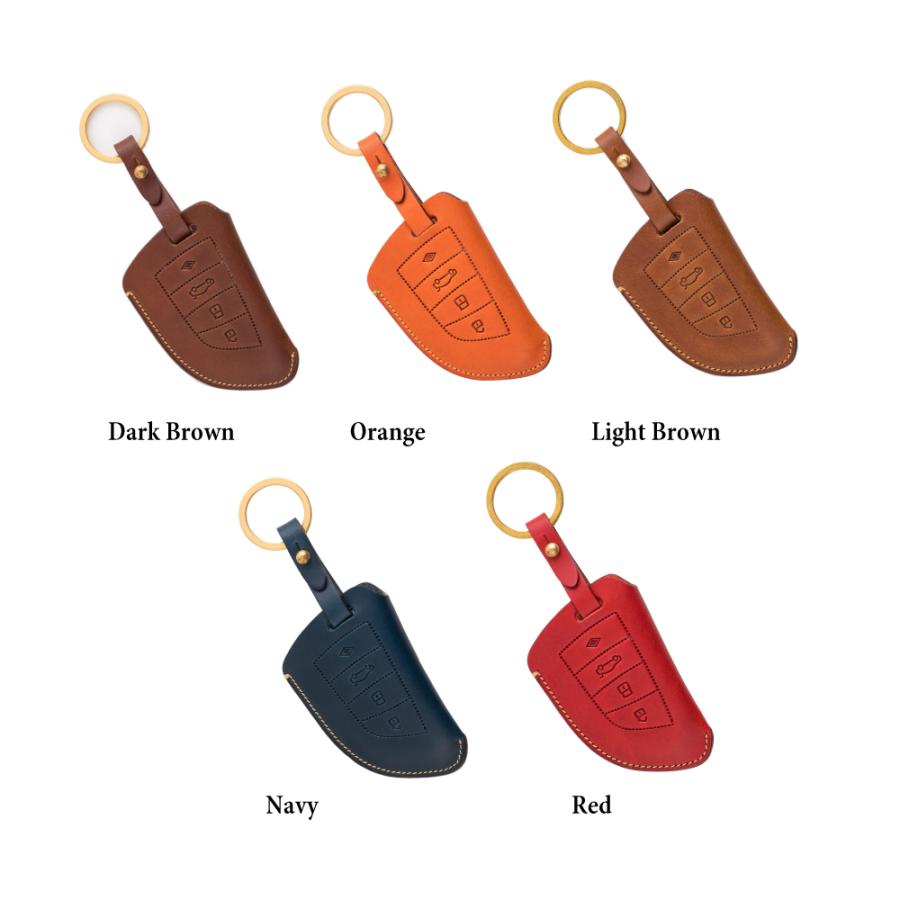 (ギフト可) BMW ビーエムダブリュー キーケース キーカバー BUTTEROレザー ヌメ革 BMW01 | BMW | 06