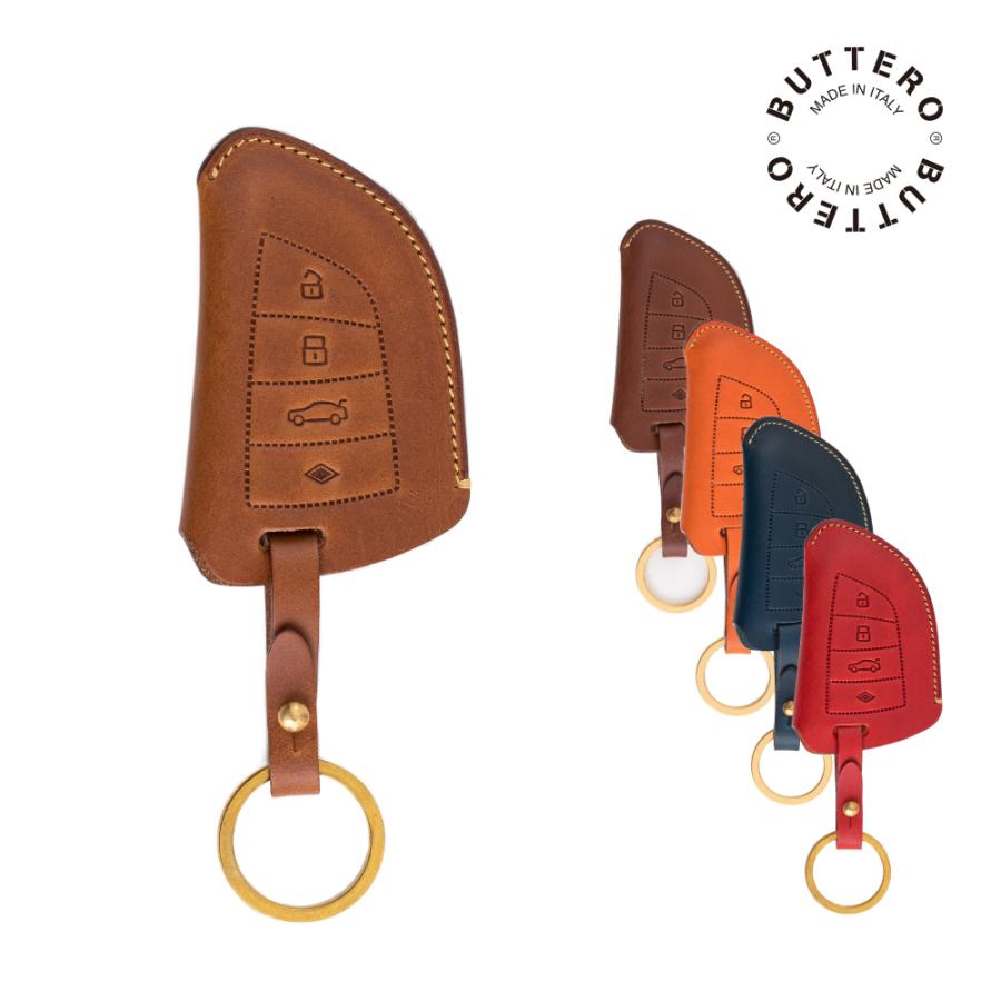 (ギフト可) トヨタ TOYOTA キーケース キーカバー BUTTEROレザー ヌメ革 TOYOTA01 | トヨタ | 05