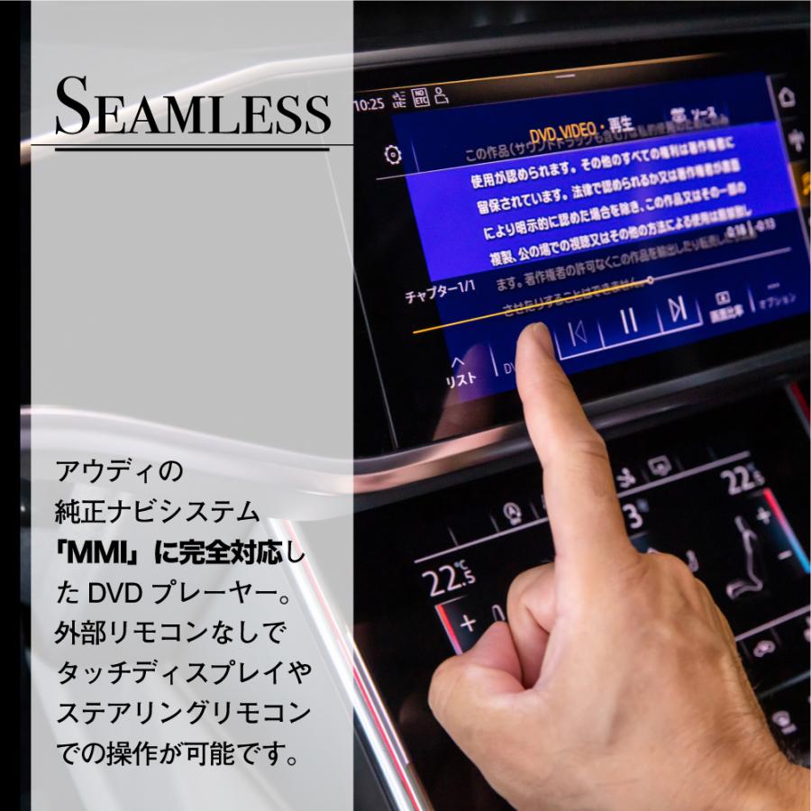 アウディ A6 型式：F2 DVD取付キット E2FIT DVDの画像