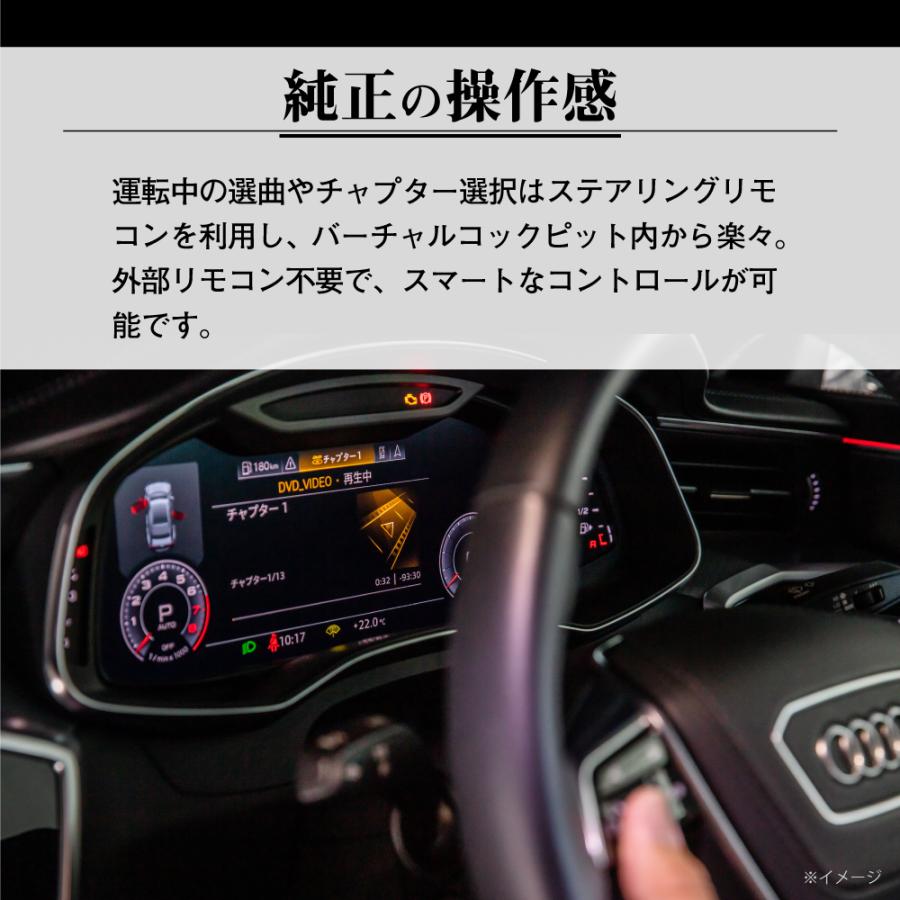 アウディ A7 型式：F2 DVD取付キット E2FIT DVDの画像