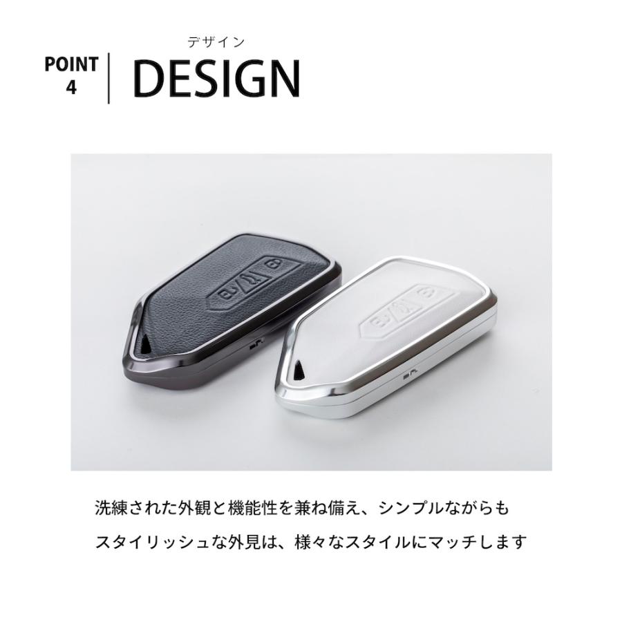 フォルクスワーゲン キーケース キーカバー Volkswagen (スマートキー アクセサリー おしゃれ 車 本革 アルミ) VW01｜altporte｜10