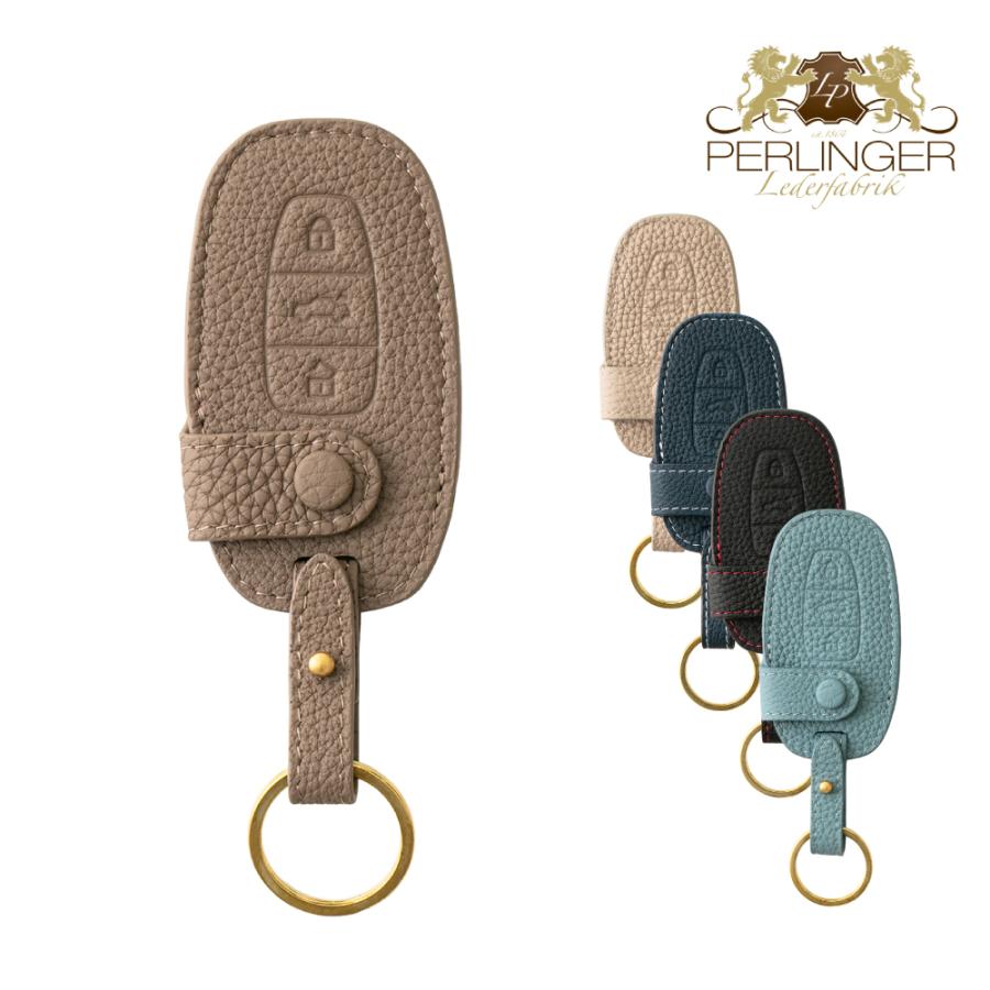 (ギフト可) アウディ Audi キーケース キーカバー PERINGERレザー シボ革 ヤギ皮革 Audi05 | Audi | 05