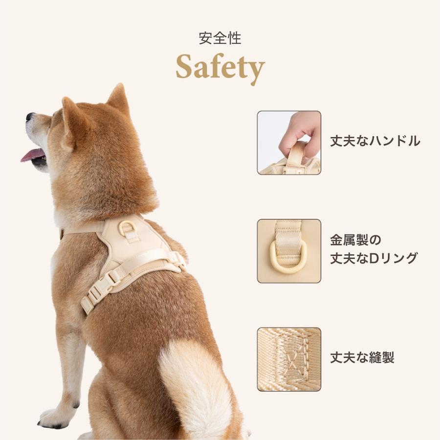 リトマス litmus ハーネス ベージュ チエックKUMAハーネス - lamzy