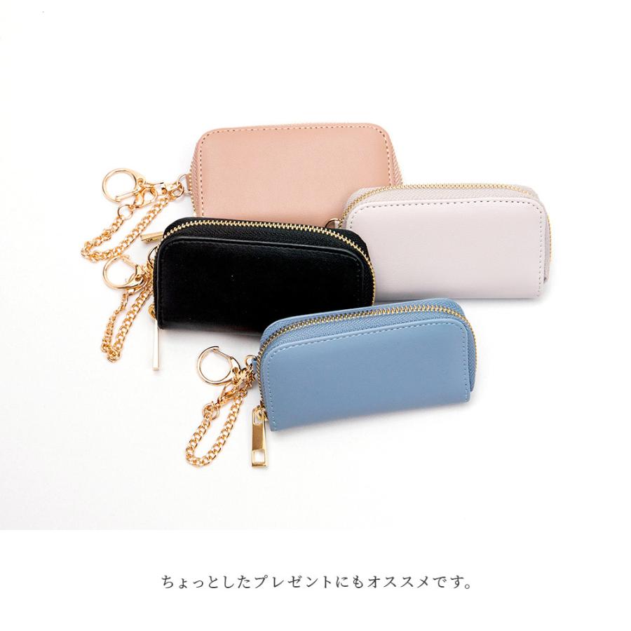 ALTROSE キーケース レディース スマートキー 大人可愛い カード収納 6 