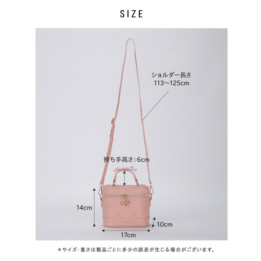 未使用級 マルベリー ショルダーバッグ バニティ パーティー 肩掛け ピンク バニティ バニティバッグ ビジュー りぼん リボン ハート 2way