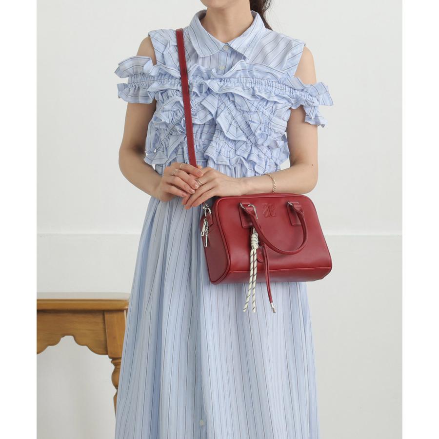 ボストンバッグ ボストン ミニボストン 小さめ ミニ チャーム付き