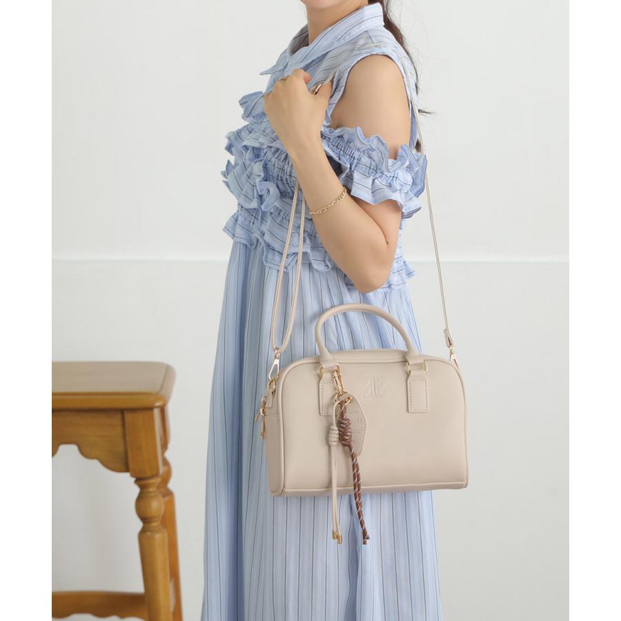 ボストンバッグ ボストン ミニボストン 小さめ ミニ チャーム