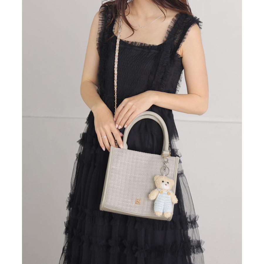 【値下げ】PRADA ツイード ビジュー ショルダーバッグ2way 希少デザイン ALTROSE（アルトローズ） ショルダーバッグ バッグ レディース