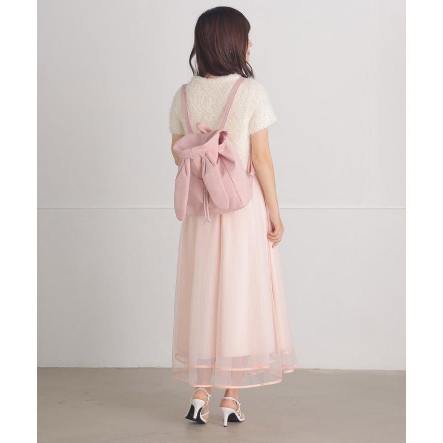 リュック レディース うさみみ フード うさぎ 巾着リュック 女の子