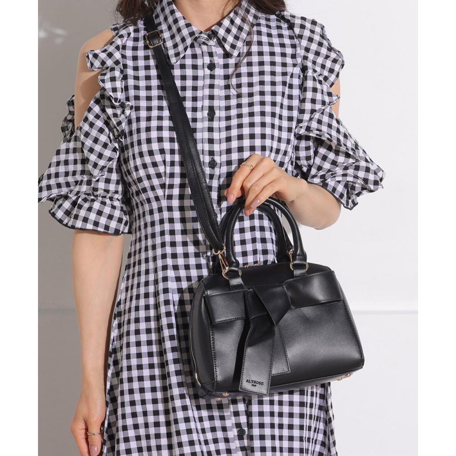 2way リボン ミニボストン ショルダーバッグ ショルダー ボストンバッグ ボストン 小さい 小さめ かわいい おしゃれ エムリット | ALTROSE | 07