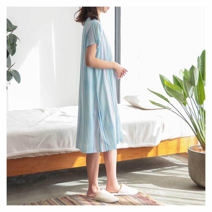 ルームウェア レディース 可愛い かわいい ワンピース 半袖 ひんやり 夏用 冷感 フレスコ 冷感ルームウェア Altrose D Altrose 通販 Yahoo ショッピング
