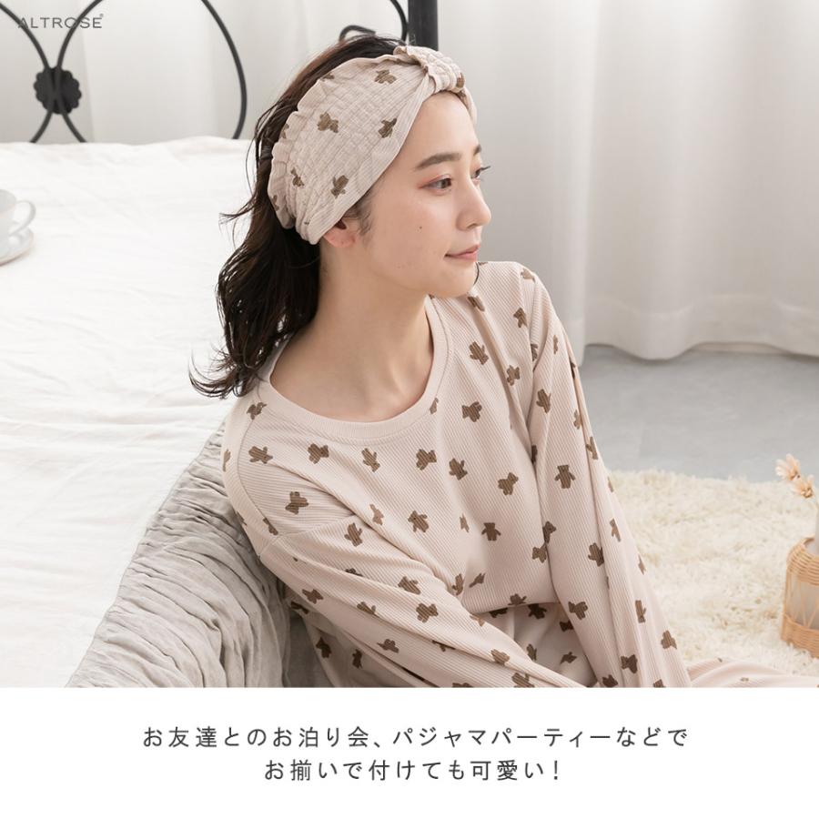 ヘアバンド ヘア ターバン ヘアタオル ワッフル ルームウェア 洗顔