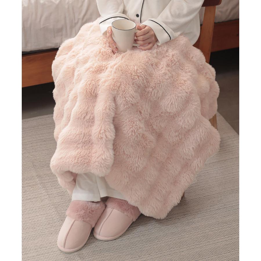 爆買]ブランケット ハーフブランケット ふわふわ 防寒 節電 あったか