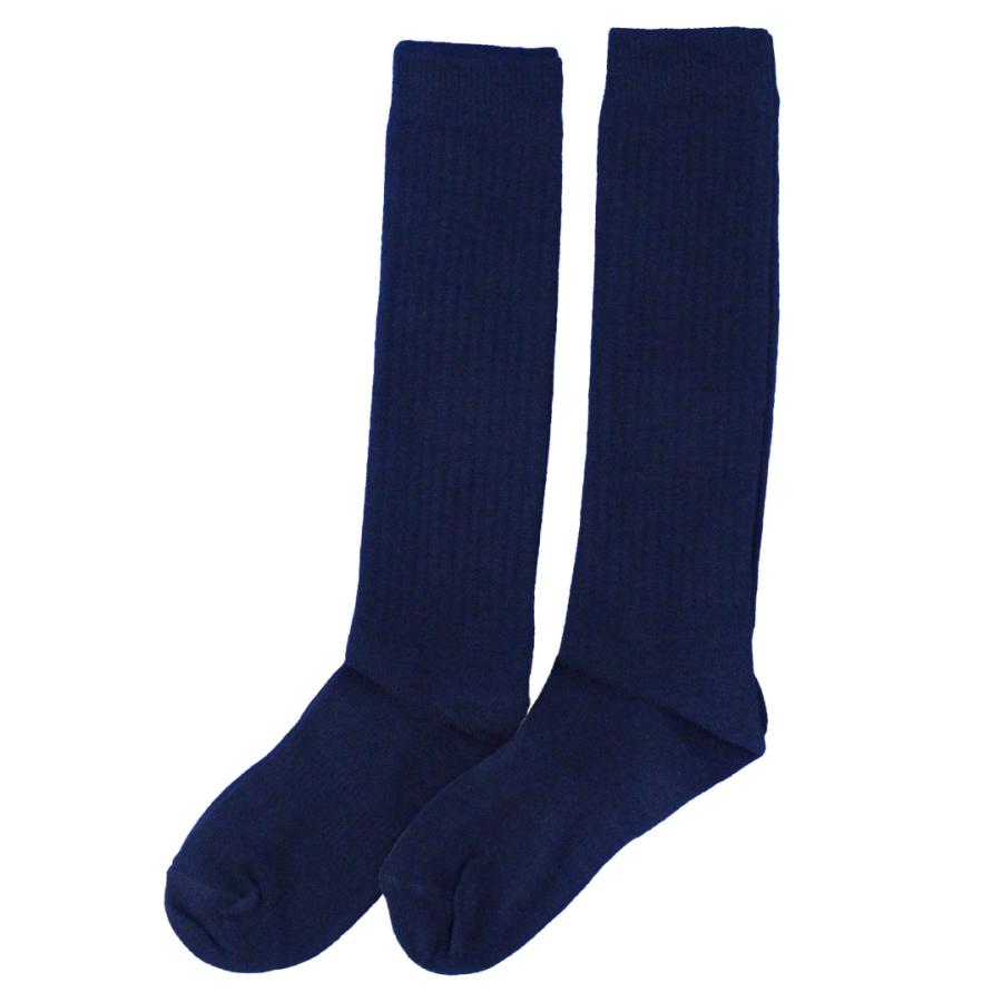 靴下 メンズ 防寒ソックス ロング丈 軍足 日本製 遠赤外線防寒 消臭ソックス 仕事人 紺 先丸 ハイソックス 安全靴にも 2足組 24.5〜27cm 厚手 丈夫 720TN |  | 06