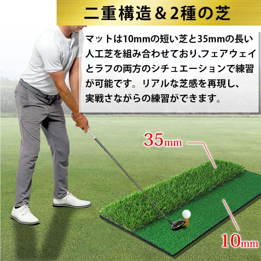 ゴルフマット ゴルフ練習用マット 2WAY ゴルフ スイング